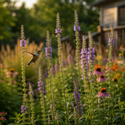 What's Blooming Across Michigan Right Now π 4whats blooming 7 26 golden afternoon garden with hummingbird