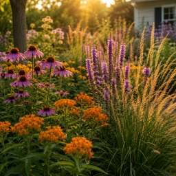 6 summer blooms golden hour in the garden (1)