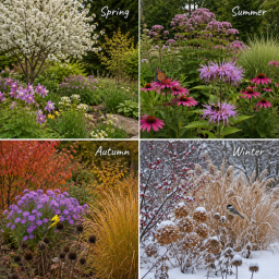 How To Design a Four-Season Michigan Garden four seasons in the garden