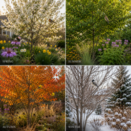 native trees a year through the seasons