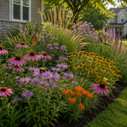 garden filling in