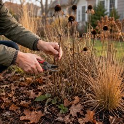 purning diseased plants b4 winter