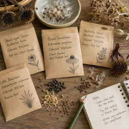 seed packets filled