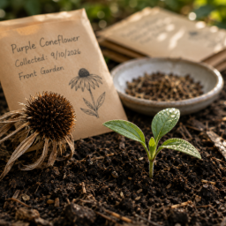 seeds beginning to sprout