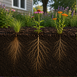 underneath root system