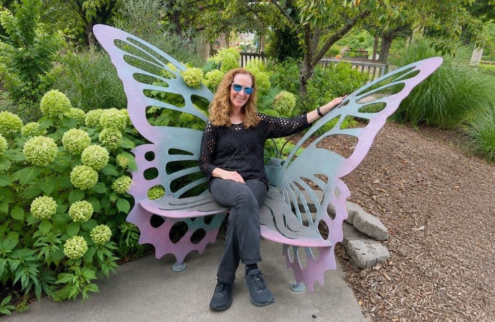 barbara in a garden