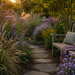 time for reflection in the garden room